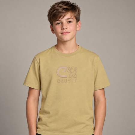 Cruyff Logo t-shirt sand (CAJ243206-103)