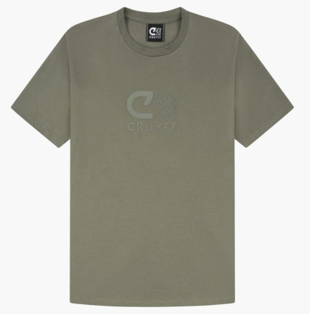 Cruyff Logo t-shirt khaki (CAJ243206-512)