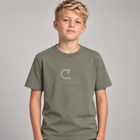 Cruyff Logo t-shirt khaki (CAJ243206-512)