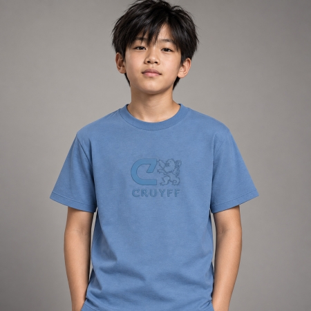 Cruyff Logo t-shirt dusty blue (CAJ243206-611)