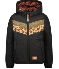 Moodstreet winterjas black colourblock (M207-5212-099)