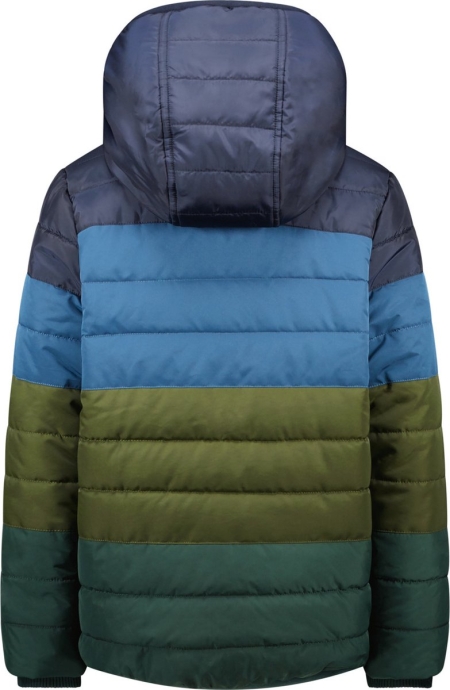Moodstreet colourblock winterjas navy (M207-6221-170)