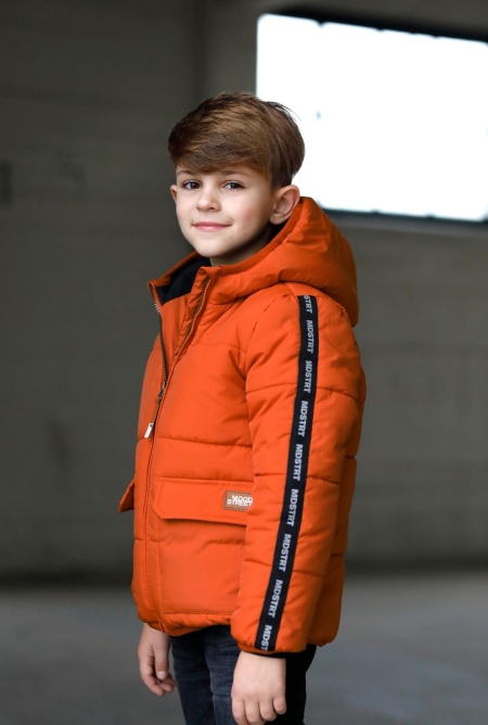 Moodstreet puff winterjas warm orange (M207-6224-575)