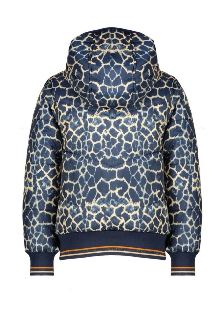 Nono winterjas Bello navy blazer aop (N207-5209-110)