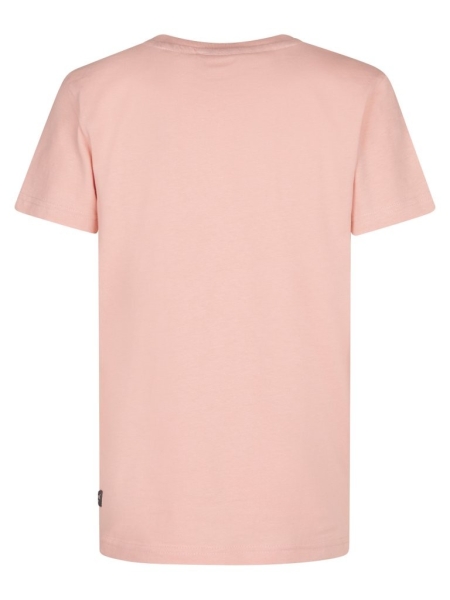 Petrol t-shirt classic print dusty peach miami florida key west u.s.a. (B-1050-TSR127-3171)