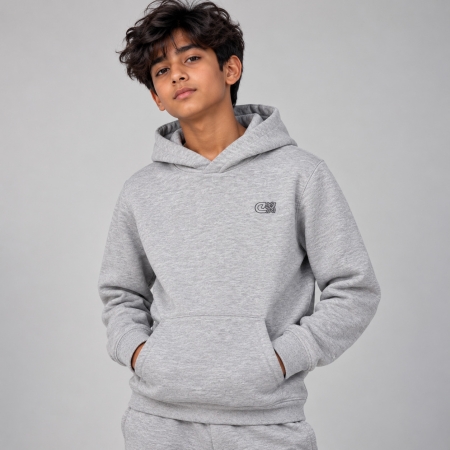 Cruyff Force hoodie grey marl (CAJ26103-10004)