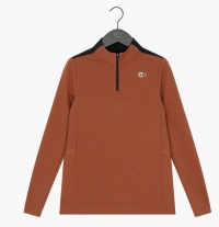 Cruyff Reflect running zip top bronze (CAJ263193-12002)