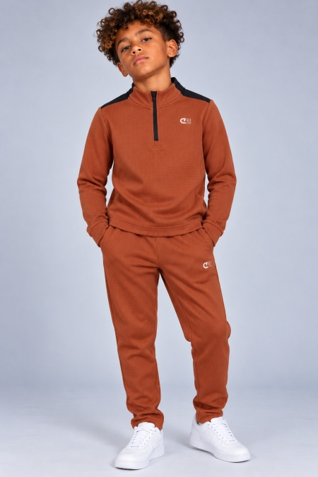 Cruyff Reflect running zip top bronze (CAJ263193-12002)